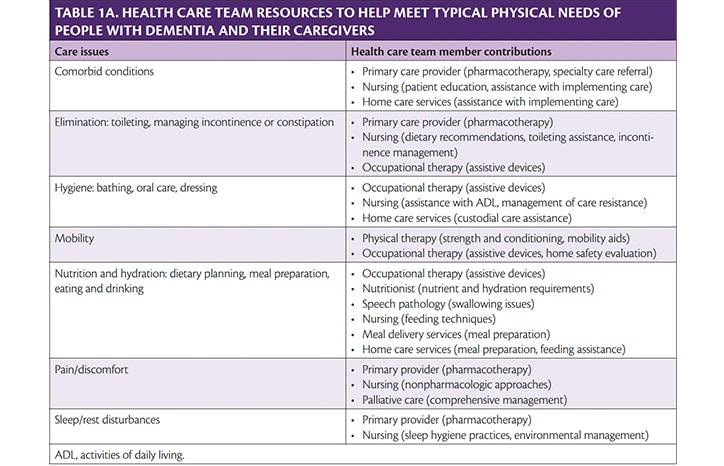 Interprofessional Team Based Dementia Care Integrating Professional Health System and Community Resources