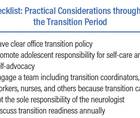 Medical Transition from Pediatric to Adult Care in Neurology