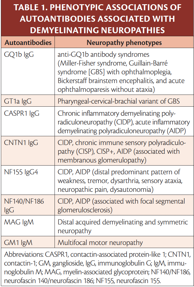 Neuromuscular Notes: Autoantibody Evaluations for Peripheral